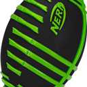 Nerf Weather Blitz Foam Football for All-Weather Play - Easy-to-Hold Grips  Great for Indoor and Outdoor Games - Green
