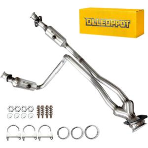 High Flow Catalytic Converter Kit Direct-Fit for Ford Transit 150/250/350 2015 2016 2017 2018 2019 3.7L V6 Catalytic Convertor Replace 644108 EPA Compliant