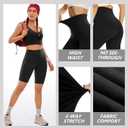 Syrinx 3 Pack Biker Shorts for Women 8"/5" High Waisted Tummy Control Workout Yoga Running Athletic Shorts