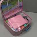 Tea Party Set for Toddles 3-5,53PCS Musical Kids Tea Set for Little Girls with Dessert,Cookies,Doughnut,Cake,Cake Stand,Tablecloth & Carrying Case,Kitchen Pretend Play Toys for Girls Boys Age 3-6