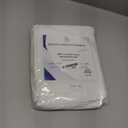 Crescent Bedding Twin White Fitted Sheet Only - Soft & Comfy 100% Cotton (Twin, White)