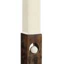 Feandrea Cat Scratching Post, Tall Cat Scratcher for Indoor Cats, Sisal Rope Cat Scratchers with Dangling Ball, Stable Large Base, Rustic Brown UPCA021X01