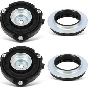 Front Upper Strut Mount Pair Driver & Passenger Sides for Jetta Passat Tiguan Beetle Golf CC GTI A3 TT, Replaces 1K0412331B 1K0412331C