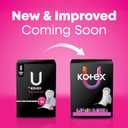 U by Kotex Balance Ultra Thin Pads with Wings, Regular Absorbency, 50 Count 