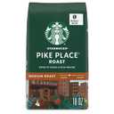 Starbucks Whole Bean Coffee, Medium Roast Coffee, Pike Place Roast, 100% Arabica, 1 bag (18 oz)
