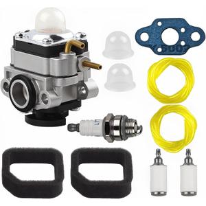 753-06258A Carburetor for Ryobi Full Crank 2 Cycle Weed Eater RY252CS RY253SS RY251PH RY254BC 25cc Trimmer Wacker Parts RY 25 PHEMC RY25 CSEMC VNM 307160001 307160011 307160009 Carburetor