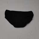 REELINDRY Womens Incontinence Underwear Washable, 2 oz Absorbent Leakproof Mid Rise Panties for Postpartum Urinary Leakage 1 Pack (Black, 2XL)