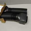 2 Pack Flexible Rain Gutter Downspout Extensions,Drain Downspout Extender,Gutter Extension Flexible,Down Spout Drain Extension Pipes,Extendable from 21 to 60 Inches (Black)