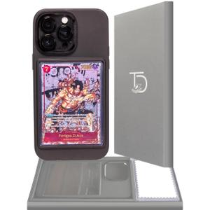 TopDeck Card/Photo Display Phone Case for iPhone 15 - Black | TCG/Photo Display Top Loaders & Sleeves | Compatible Pokemon Cards, Sports, One Piece, Magic & More