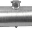 JSD 2 Gallons 6"x18" Aluminum Spun Round Gas Tank Center Fill 1/4" NPT Outlet For Mini Bike Golf Cart ,Motorcycle