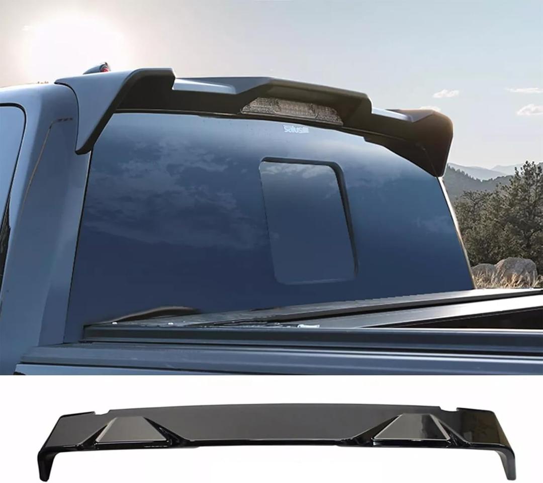 MUTUSAISI Rear Window Roof Spoiler Lip Wing ABS All Cab & Bed Size Style Fit for Compatible with Ford F150 F-150 Raptor 2015-2020 Accessories