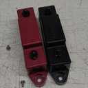 MOFEEZ Power Distribution Block Bus Bar, 4 x 5/16" Posts, 6 x #8 Screws Terminals, Max 48V 250A (Pair, Red & Black)