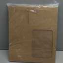 Enorteen 12 Pcs Kraft Paper Gift Bags with Transparent Window Gift Boxes for Bridal Shower Present Festivals Party