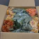 24 Bundles Artificial Fall Mums, UV Resistant, Orange
Faux chrysanthemum flowers for outdoor planters, front porches, gardens, window boxes, and Thanksgiving decor