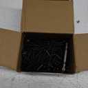 (150 pcs)#81-1/2" Black Truss Head Wood Screws Quick Metal Self Tapping Zinc Oxide
