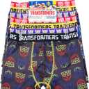 Transformers Boys' 7-pack Athletic Boxer Briefs With in Sizes 2/3t, 4, 6, 8 & 10 (Black, S)