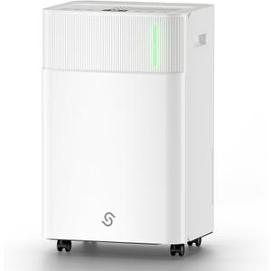HUMILABS 52 Pints Dehumidifier for Home, 4500 Sq. Ft Dehumidifier for Basement with Drain Hose, 3 Modes, Ultra Quiet, Auto Defrost and 24HR Timer, for Bedroom, Garage, RV and Large Room