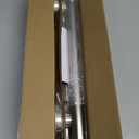 Ausemku Shower Curtain Rod 32-80 Inch Adjustable - 1 Inch Diameter Heavy Duty No drill Spring Tension Shower Rod, Non-Slip Rustproof Telescopic Rod for Bathroom, Nickel