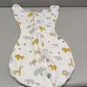 Amazing Baby Transitional Swaddle Sack, Arms Up Half-Length Sleeves & Mitten Cuffs, Swaddle for Newborn Transition to Baby Sleep Sack Wearable Blanket, Medium, 3-6 Month, 14-21 lb, On Safari