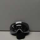 Lamicall Ski Goggles with 3X Anti-Fog - 100% UV Protection Spherical Lens, OTG for Skiing, Snowboard, Snowmobile, Men, Women (White Frame - Silver Lens)