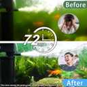 600GPH UV Aquarium Filter for 100-300 Gal Tank, Large Fish Turtle Tank Green Water Clean Machine Submersible Canister Filter Powerful Pump Pond Filter for Saltwater Freshwater Crystal Green Killing