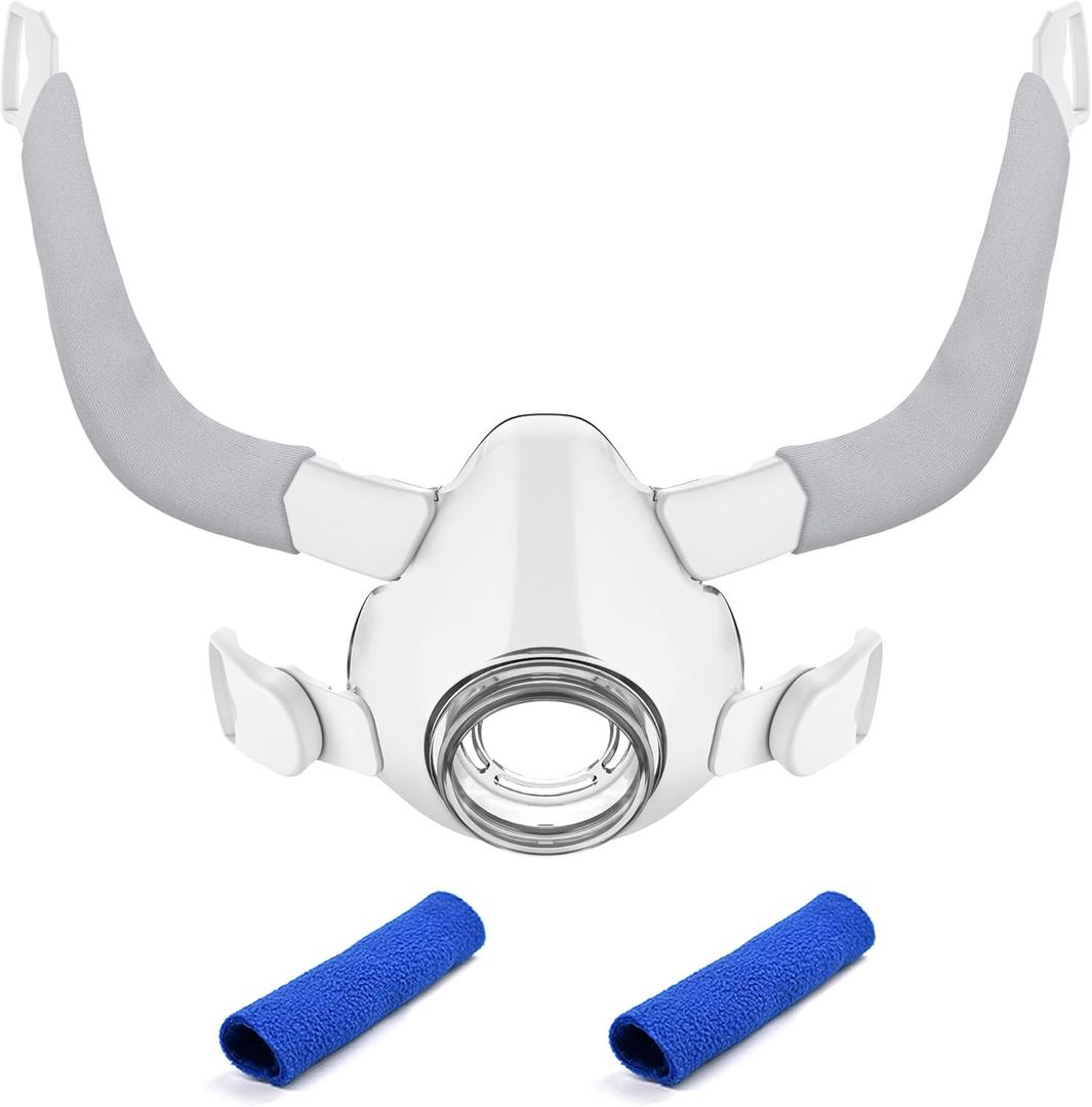 FSA HSA Eligible Frame Supplies Compatible with AirFit F20,Frame and Reinforced Magnetic Headgear Clips for AirTouch F20, Integrating Padding with Extra Strap Covers Enhanced Comfort