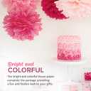 2 x Tissue Paper for Gift Wrapping (100 Sheets) 20 Assorted Colors, Gift Bags, Packaging, Floral, Birthday, Holidays, Christmas, Halloween, and DIY Crafts