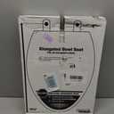 KOHLER 4636-RL-0 Cachet ReadyLatch Elongated Slow Close Toilet Seat, Soft Close Toilet Seat Quiet Lid, Contoured Grip-Tight Bumpers Installation Hardware, Apartment Essentials, White