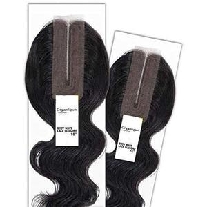 Organique Mastermix Shake-N-Go Synthetic Weave - BODY WAVE LACE CLOSURE 16" (Dark Brown)