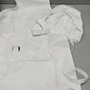 2 Pack Kids Chef Apron and Hat, Adjustable Kitchen Cooking Apron with Two Pockets for Girls Boys (White)