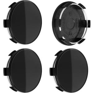 2.7Inch 68MM Wheel Center Caps for BMW 3 Series 4 Series 5 Series X Serires Z Series Rim Hub Caps 3613 6783 536, Pack of 4 (Gloss Black, Outer 69MM, Inner 65MM, Easy DIY Installation)