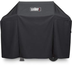 51-Inch Grill Cover for Weber Spirit II 300 Series & Genesis 300, Heavy Duty Waterproof BBQ Cover Compatible with Spirit E-310 E-320, Water-Resistant Outdoor Grill Protector, Black