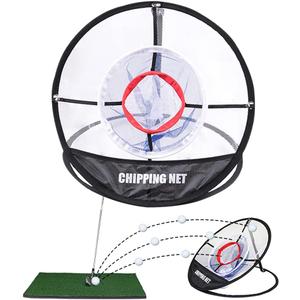 Golf Chipping net | pop up Nylon Practice net | Indoor/Outdoor Foldable Golf net with Storage Bag for Swing Accuracy Practice