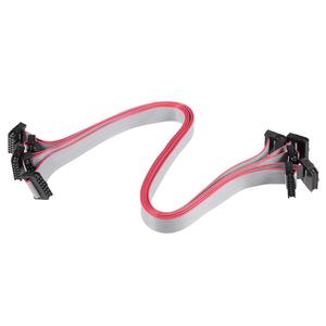 uxcell IDC 12 Pins Connector Flat Ribbon Cable Female Connector Length 30cm 2mm Pitch, 5pcs