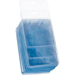 Amazon Basics Clear Name ID Badge Holder - Vertical (Pack of 50)
