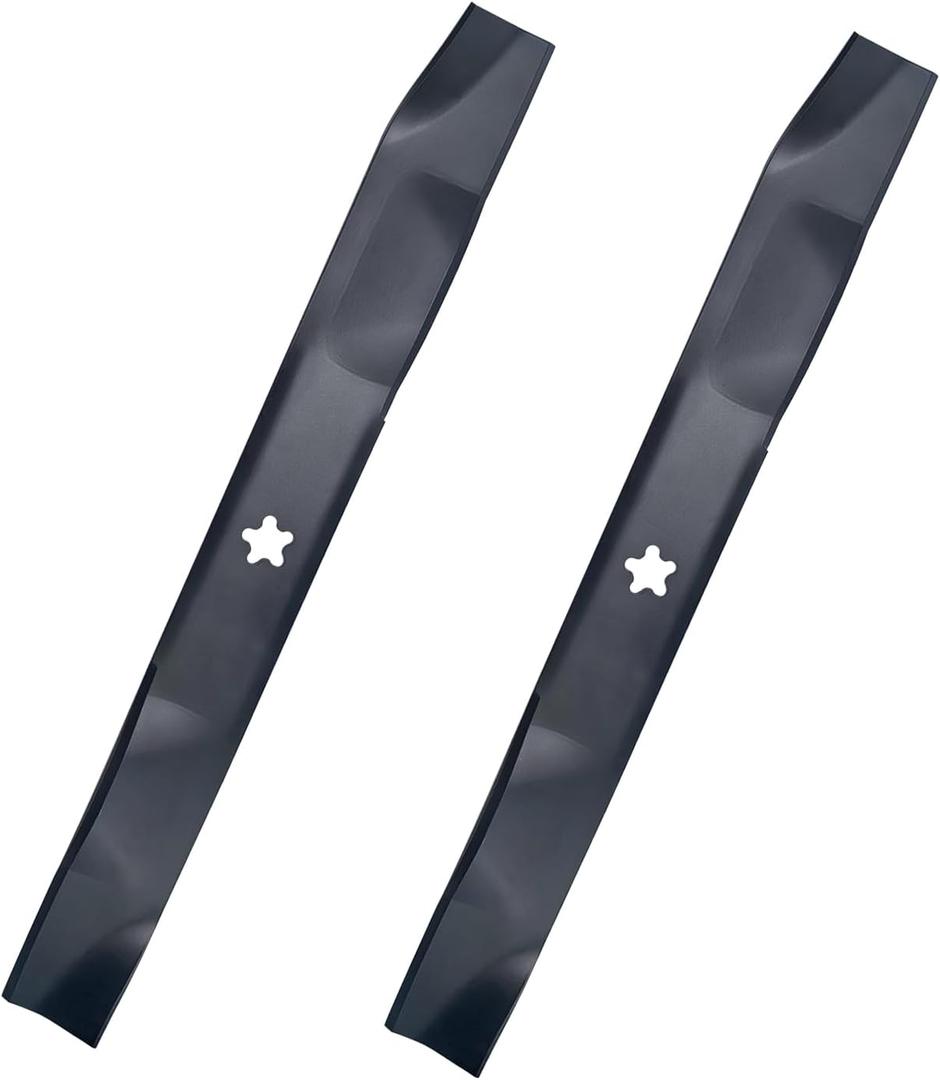 2PCS 134149 Blades Compatible with Craftsman LT1000 LT2000 YS4500 Hu sqvarna Poulan Pro 42 Inch Muching Blades for Lawn Mowers with 42 Inch Deck Repalce OE 532134149 422719 424752