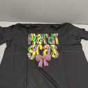 Mardi Gr Gnome Shirt for Women – Fat Tuesday Tee Tops New Orleans Party Short Sleeve XXL