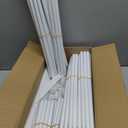 LANTEFUL 10 Tiers Shoe Rack 50 Pairs Large Capacity Tall Shoe Organizer Sturdy Shoe Storage with Two Hooks Space Saving Metal Wide Shoe Rack for Closet, Entryway, Bedroom, White (10 Tier-61.2" High-34" Wide)