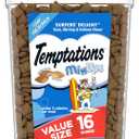 Temptations MixUps Surfer's Delight Flavor Crunchy and Soft Cat Treats, 16 oz. Tub (1 Pound (Pack of 1))