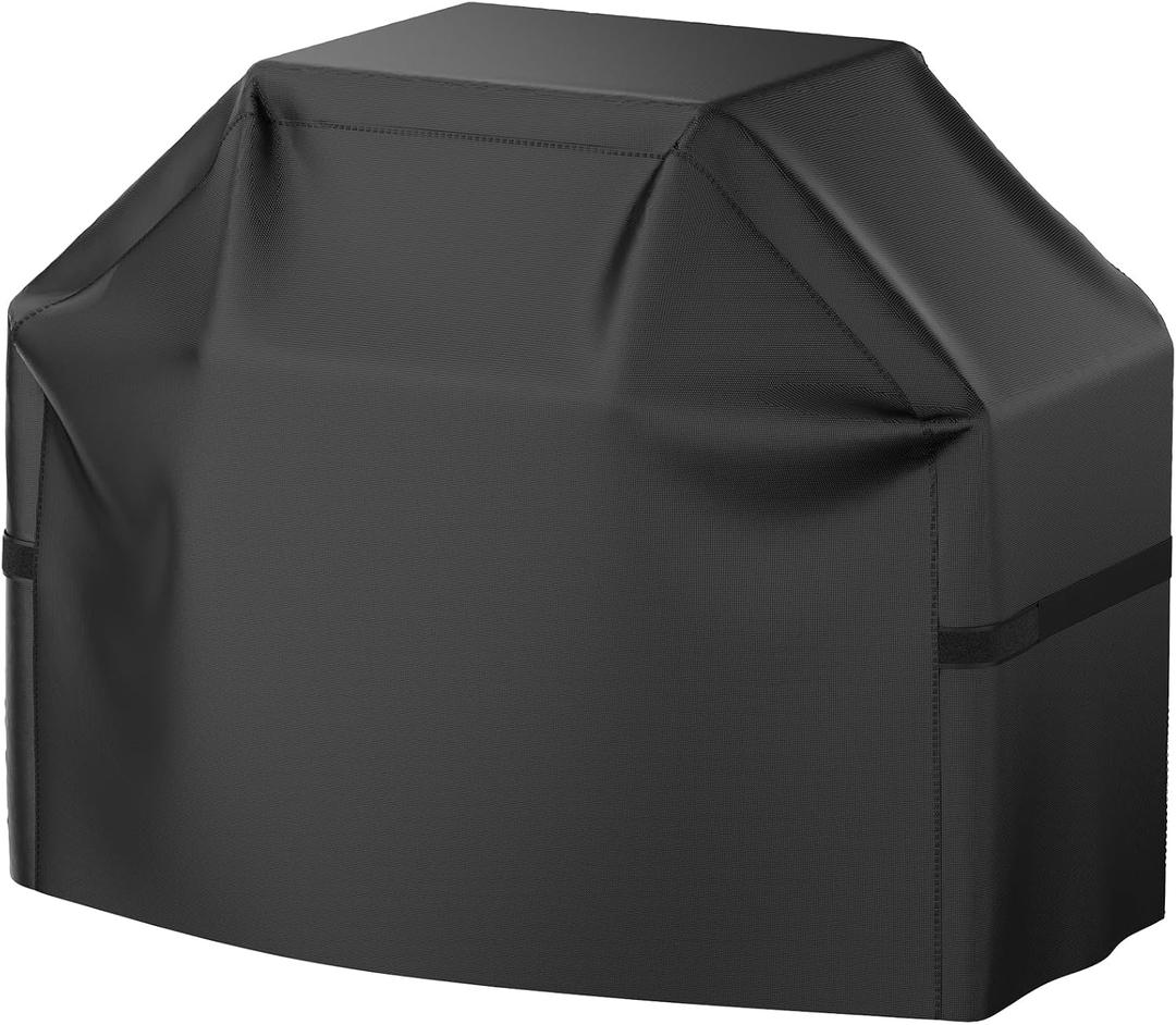 Grill Cover, 72 inch Heavy Duty BBQ Gas Grill Cover for Outdoor Grill, Waterproof, Weather Resistant, Anti-UV, Rip-Proof, Fade Resistant Barbecue Cover with Hook-and-Loop Straps for Most Grills