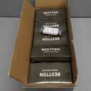 BESTTEN Decorator Receptacle Outlet, 15 Amp Electrical Wall Outlet, Non-Tamper Resistant, Decor Wallplate Included, 15A/125V/1875W, UL Listed, 50 Pack, White