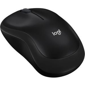 Logitech M185 Wireless Mouse, 2.4GHz with USB Mini Receiver, 12-Month Battery Life, 1000 DPI Optical Tracking, Ambidextrous, Compatible with PC, Mac, Laptop - Black