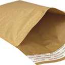 Dark Brown Kraft Bubble Mailer #0 6" x 9" - Pack of 100, Mailing Envelopes For Business, Office & Home Applications, Lightwieght, Dark Brown Shipping Mailing Envelopes