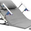 Adjustable Electric Lifting Bed Backrest for Elderly, Pregnant Women Limited Mobility  Premium Linen Fabric High-Density Foam  330 lbs Capacity  Quiet Motor, 2-80 Adjustable Angle