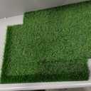 LOOBANI Dog Grass Pad with Tray - Dog Litter Box - Indoor Potty for Apartment and Patio Training - with 2 Packs Grass Pee Pads for Replacement, 2025 Inch
