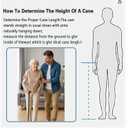 Walking Cane for Seniors, 32 Inch