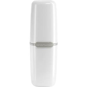Plastic Travel Toothbrush Holder with lid, Portable Travel Toothbrush Cup, School Camping Business Trip Bathroom Storage Container (A)