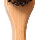 Slick Back Hair Brush - 100% Boar Bristle Hair Brush for Women & Men - Natural Wooden Styling Brush to Restore Shine, Add Volume & Texture - Frizz Control, Smoothing Flyaways, Sleek Ponytails & Buns