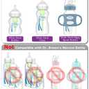 Silicone Nipple for Dr.Brown's Wide-Nick Baby Bottle & Glass Bottles,Level 3 Nipple, Fast Flow, 6m+, 6 Count
