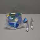 FoldTier Non Scratch Stand Dish Wand Kit 4 Wand & 12 Sponge Refills for Scrubbing and Washing Dishes Away from Mess Replacement Dish Scrubber for Nonstick Pots and Pans Glass Tubs